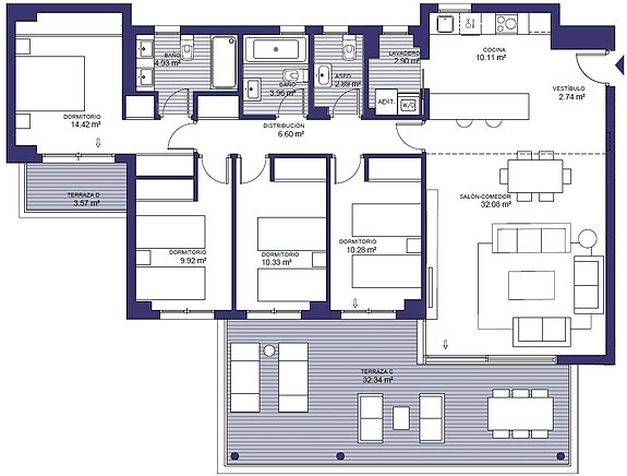 Eksempel på planløsning