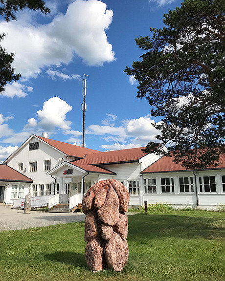 Sámi Dáiddaguovddáš / Samisk senter for samtidskunst logo