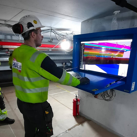 Ventilasjonsarbeid på nye SUS - Norges største byggeplass