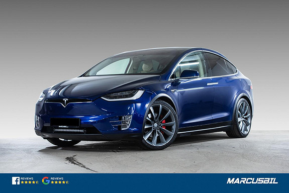 Tesla Model X P100DL 6S/FSD/HIFI/VINTER/22"/CCS 2017, 68 600 km, kr 759 900,-