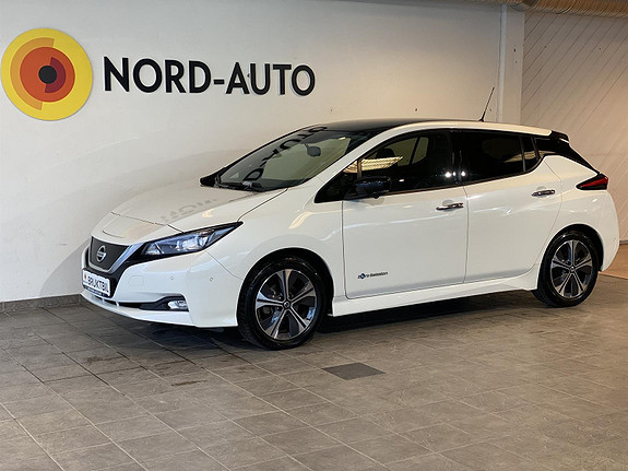 Nissan Leaf 40KWH/Tekna/90kw/ Krok/Skinn/E-pedal/Rattvarm/Ryggekam/ 2018, 47 942 km, kr 229 900,-