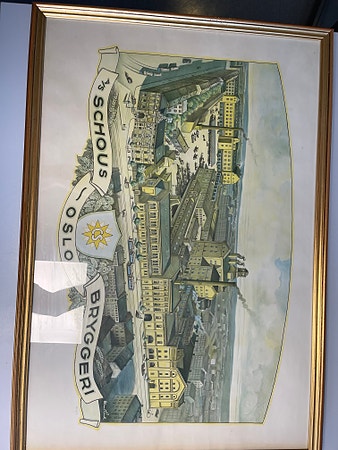 Original maleri Schous bryggeri