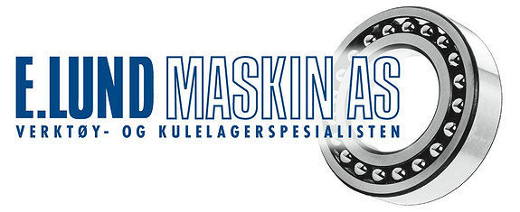 E. Lund Maskin AS logo