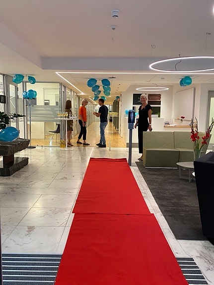 Det er kanskje ikke rød løper hver dag, men i Tekna føler man seg alltid velkommen!