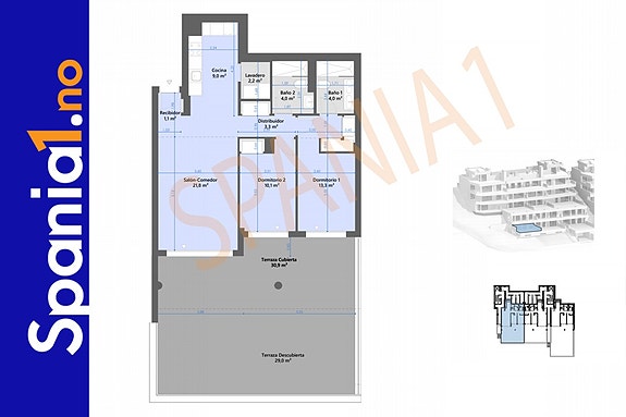 Planløsning for denne leiligheten