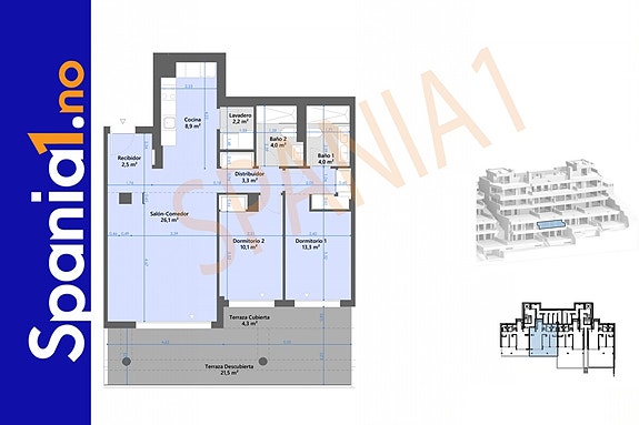 Plantegning av denne leiligheten