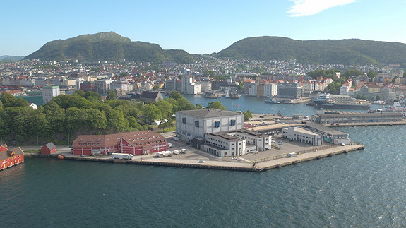 Skuteviksboder ligger flott og skjermet sentralt i Bergen.