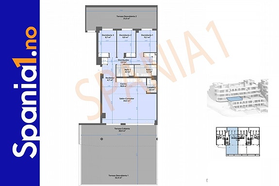 Plantegning av leiligheten