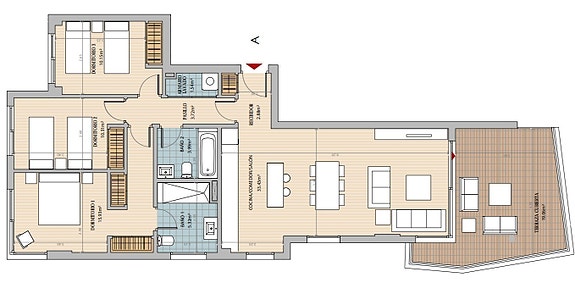 Eksempel på planløsning