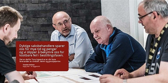 Møter ute hos prosjektkunder
