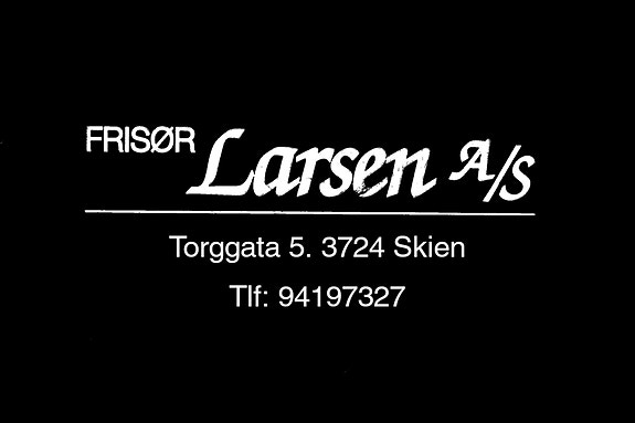 Frisør Larsen AS logo