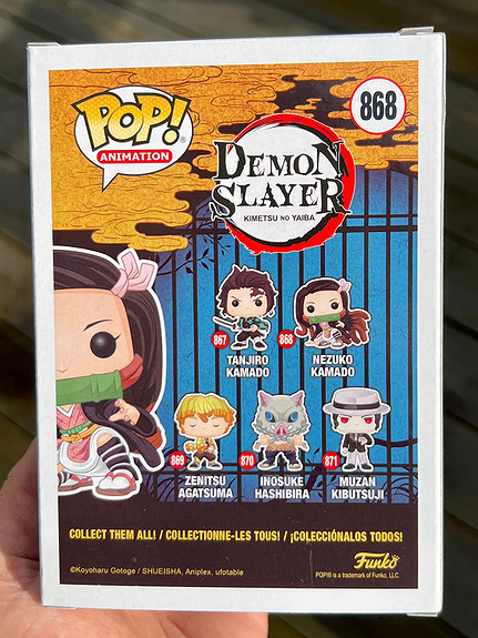 Funko Pop! Demon Slayer Nezuko Kamado 868 Original Boneco Colecionavel -  Moça do Pop - Funko Pop é aqui!