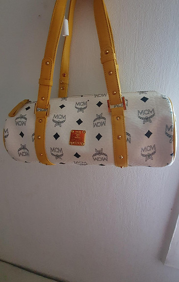 MCM papillon white/yellow