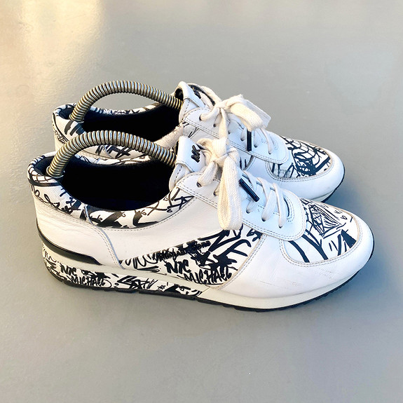 Michael kors clearance graffiti sneakers