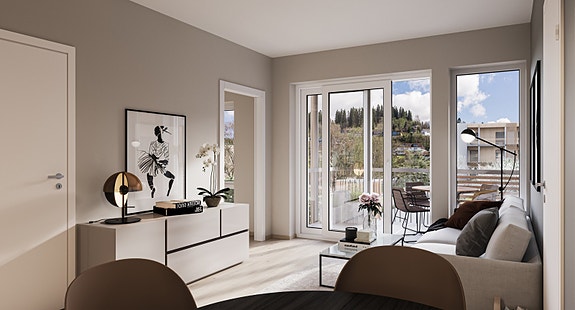 Velkommen til Havstad Torg og denne flotte 3-roms leiligheten i 2. etasje.