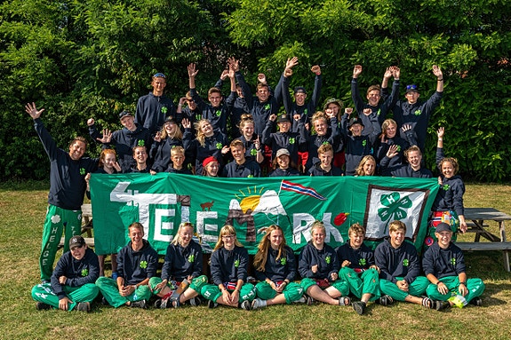 4H Telemark på leir