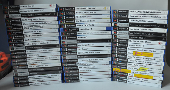 Playstation 2 Games Bundle Mortal Kombat, Worms 3D, Ultimate Alliance,  Polar Ex