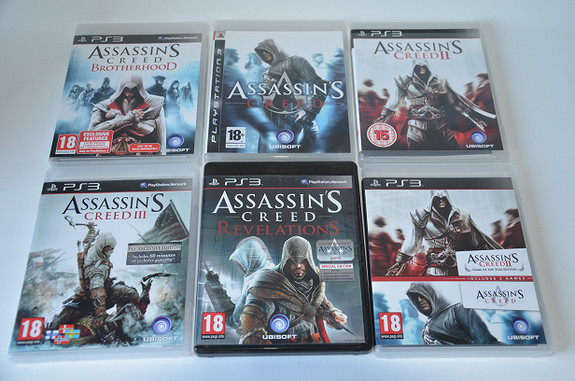 Assassin's Creed 1 PS3 Original 2007 Ad Authentic XBox 360 Game Promo Art
