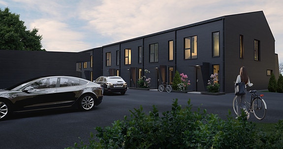 Nye og moderne rekkehus