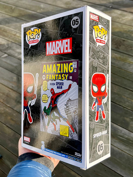 Funko Pop! Comic Covers: Spider-Man (Amazing Fantasy #15) | Marvel