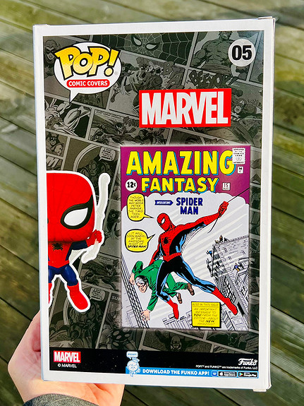 Funko Pop! Comic Covers: Spider-Man (Amazing Fantasy #15) | Marvel