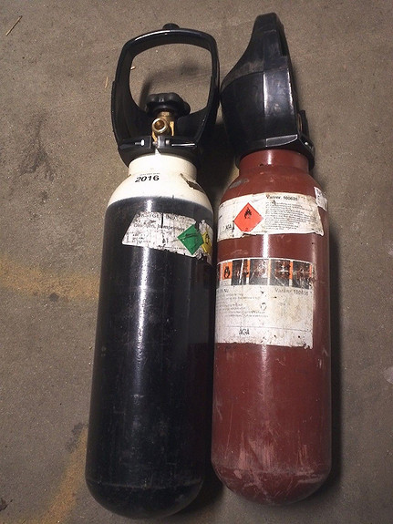 Oksygen og Acetylen flaske 5 liters | FINN torget