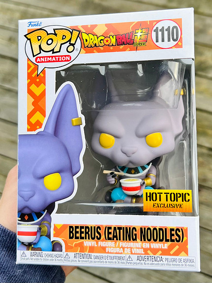 Funko Pop! Beerus (Eating Noodles) | Dragon Ball Super (1110) Hot