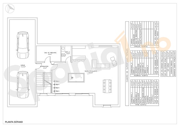 Plantegning underetasje