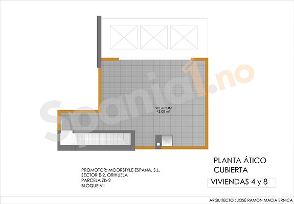 Toppetasje med panorama-utsikt