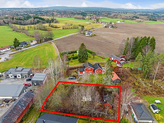 Bolig tomt avsatt til boligbebyggelse.