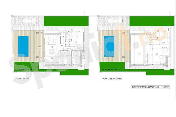 Underetasje tilgjengelig som tilvalg