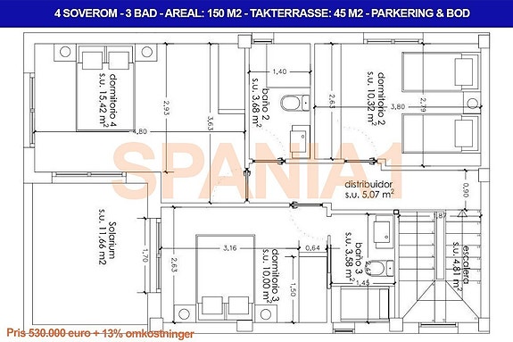 Plantegning - 2 etasje