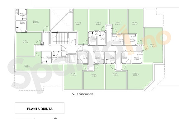 Plantegning takterrasser og boder