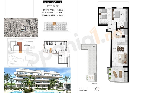 Plantegning leilighet #12