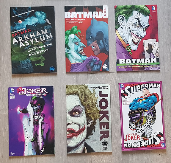 Joker Comic Books for Sale / Tegneserier med Batman og Jokeren | FINN torget