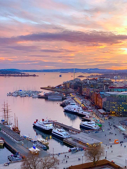 Aker brygge. Foto: Benjamin Pham