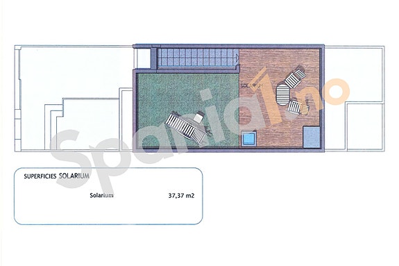 Plantegning takterrasse