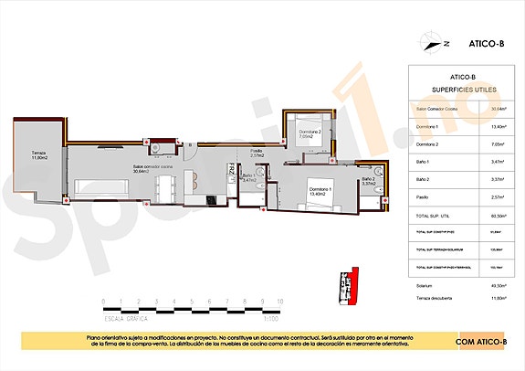 Plantegning toppleilighet
