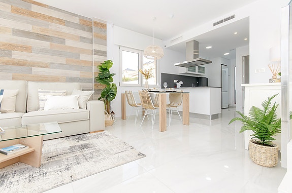 Åpen stue/kjøkkenløsning