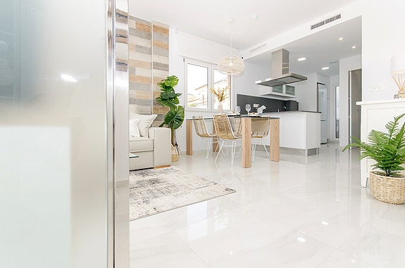 Åpen stue/kjøkkenløsning