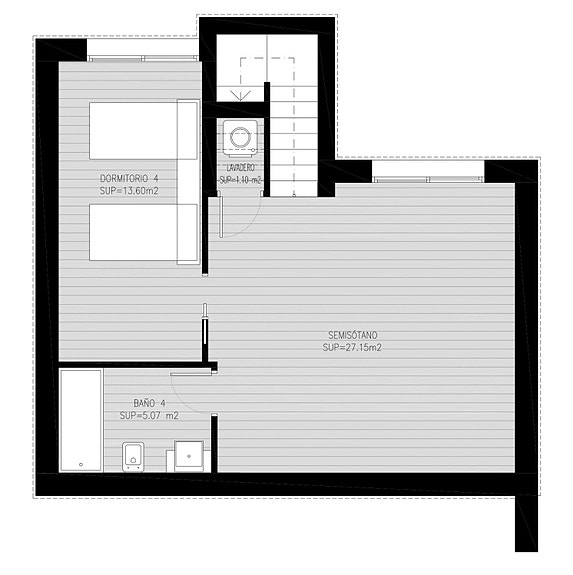 Underetasje  - 1 (evt 2) soverom