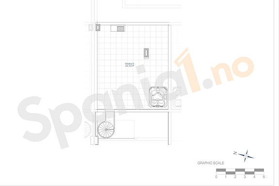 Plantegning takterrasse
