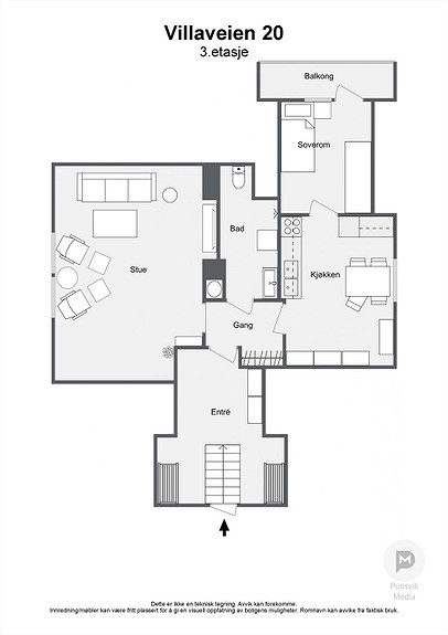 Villaveien 20 - 3. etasje - 2D