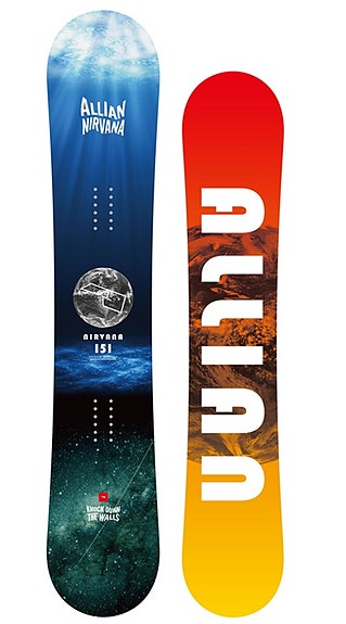 Allian Nirvana TwinCamber snowboard 151, 154, 158, 164cm