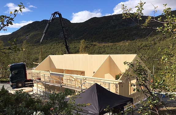 Hytte i osp på Gurostølen