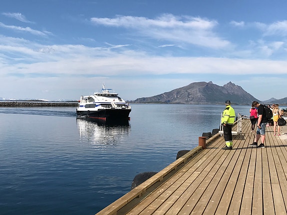Hurigbåten har stoppested - 1 time fra Bodø