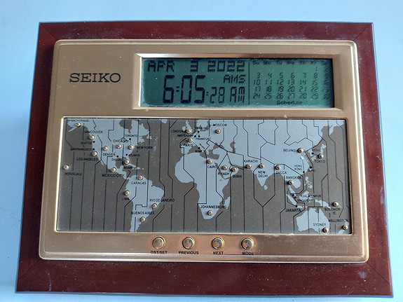 Seiko retro verdensur/ bordklokke #279 | FINN torget