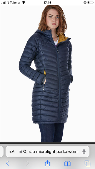 Rab microlight hot sale parka womens