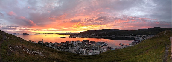 Utsikt over Hammerfest fra Salen