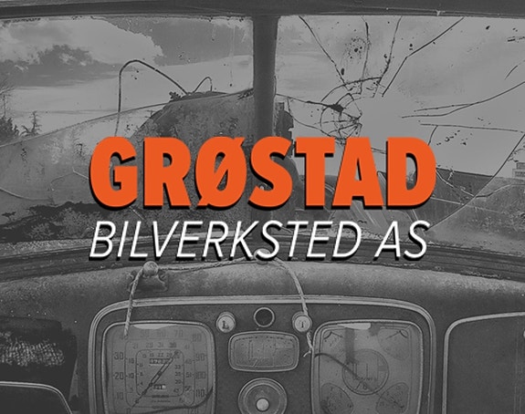Grøstad Bilverksted as logo